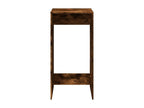 Table de bar chêne fumé 51x50x103.5 cm bois d'ingénierie 71280DGST