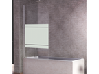 Pare-baignoire pivotant Calmetop verre sérigraphié 85x150 cm 74564CLGC