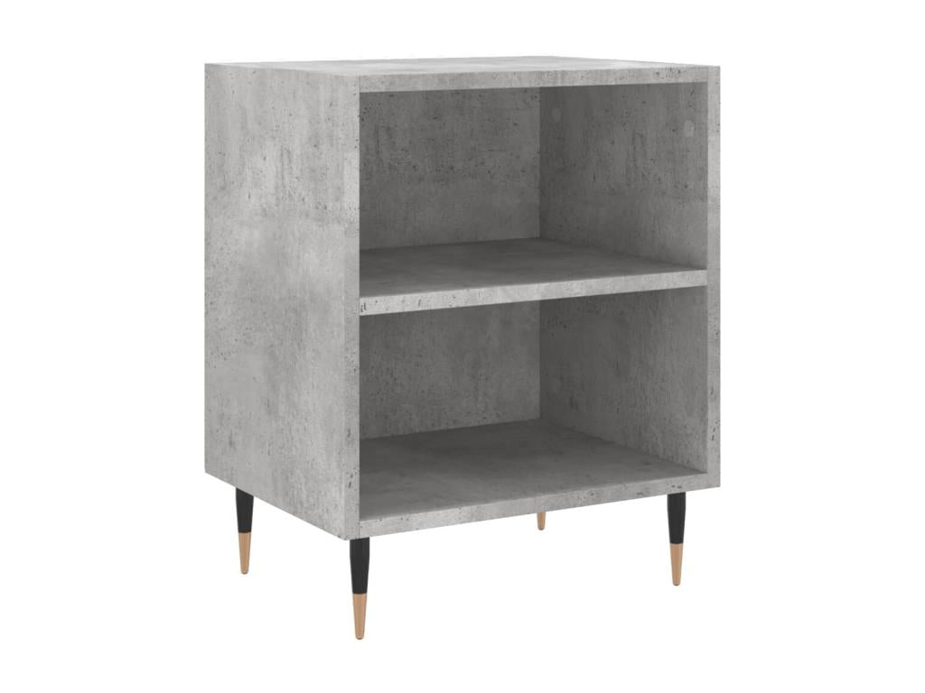 Tables de chevet 2 pièces gris béton 40x30x50 cm bois d'ingénierie 86106BKZI