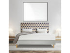 Ensemble Calmetop 215 Sommier Tradition Graphique 13cm Pieds 70x200 Latex 20446NGBX