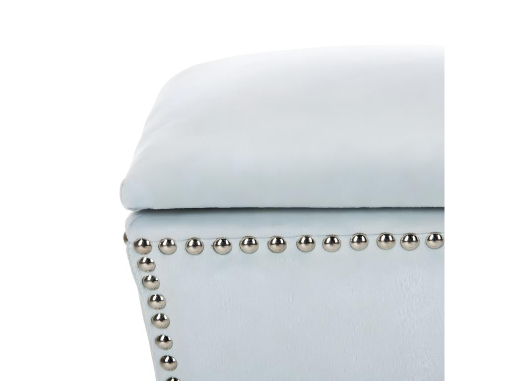 Banc / Ottomane Sauge argentée 41x41x53.59 cm - Calmetop 54890DBAF