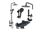 Calmetop de douche Calmetop Led 0 Noir 27233FJKP