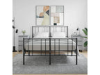 Tables de chevet 2 pcs gris béton 40x35x69 cm bois d'ingénierie 40333ZFAC
