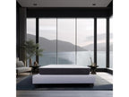 Ensemble Matelas 140x190 cm Sérénité 27 cm sommier gris 11210HLTC