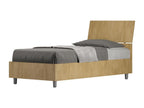 Lit sans sommier 80x200 Tête de lit inclinée Nidchicshop chêne 34251PFII