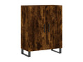 Buffet chêne fumé 69,5x34x90 cm bois d'ingénierie 62667JOUA