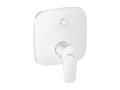 Façade mitigeur bain douche encastré 2 sorties Calmetop blanc mat 72681EAJZ