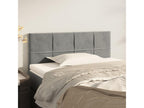 Tête de lit Gris clair 90x5x78/88 cm Velours 93382UVFU