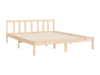 Cadre de lit sans matelas bois de pin massif 67454WJLS