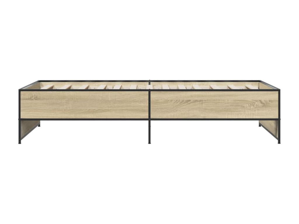 Cadre de lit sans matelas chêne Calmetop 100x200 cm 83628JIKY