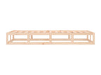 Cadre de lit 75x190 cm Petit simple Bois massif 25524EUUS