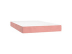 Sommier à Nidchicshop de lit avec matelas Rose 120x200 Velours 12811NEVA