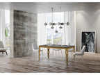 Table extensible 90x180/284 cm Karamay Evolution Noyer cadre ou 10319MTQO