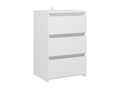 Table de chevet Blanc 40x35x62.5 37566IVAE