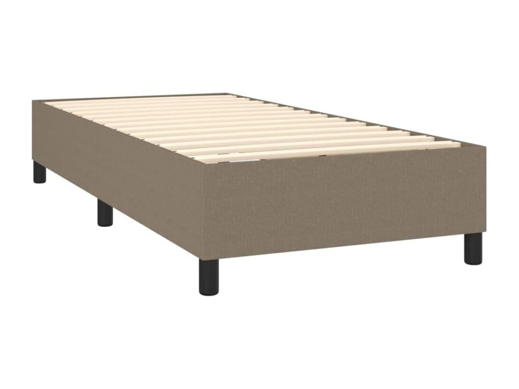 Sommier tapissier avec matelas et LED Calmetop 80x200cm Tissu 28596CXXO