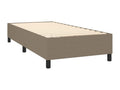 Sommier tapissier avec matelas et LED Calmetop 80x200cm Tissu 28596CXXO