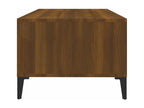 Table basse Chêne marron 90x50x36,5 cm Bois d'ingénierie 35758ZYSJ