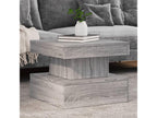 Table basse avec Nidchicshopères LED Nidchicshop gris 50x50x40 87136LFRV