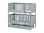 Lits superposés Calmetop BB012 90x180 cm Gris 43793ZBSC