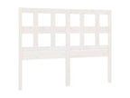 Tête de lit Blanc 205,5x4x100 cm Bois massif de pin 36950IBBL
