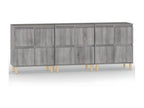 Buffets 3 pcs Nidchicshop gris 60x35x70 cm bois d'ingénierie 69669UZWG