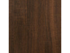 Cadre de lit tête de lit et pied de lit chêne marron 160x200 09082PZFN