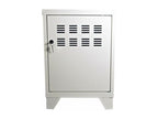 Casier de rangement en métal pour enfant 59 cm Blanc mat 49424RBXV
