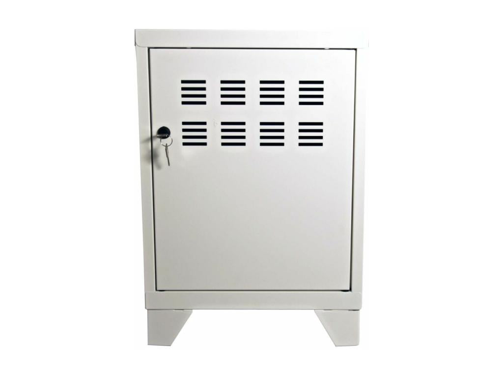 Casier de rangement en métal pour enfant 59 cm Blanc mat 49424RBXV
