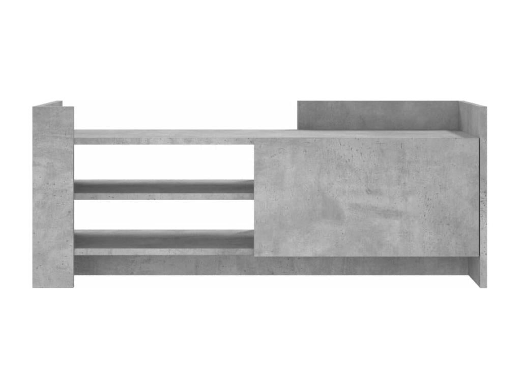 Meuble TV Gris béton 100x35x40 cm Bois d'ingénierie 19998WRLA