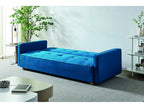 Canapé scandinave convertible 3 places bleu canard Calmetop 10951ICBF