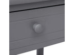 Table de chevet Gris 40x29x42 cm Bois de Paulownia 88358BFPX