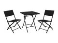 Ensemble de Nidchicshop de jardin 3 pcs motif de l'osier 87638WWAF