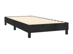 Sommier tapissier avec matelas et LED Noir 80x200cm Velours 59474HYUU