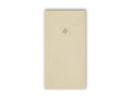 Receveur de douche 90x150 cm extra plat PURE en résine surface ardoisée beige Grille beige 00484CVGY