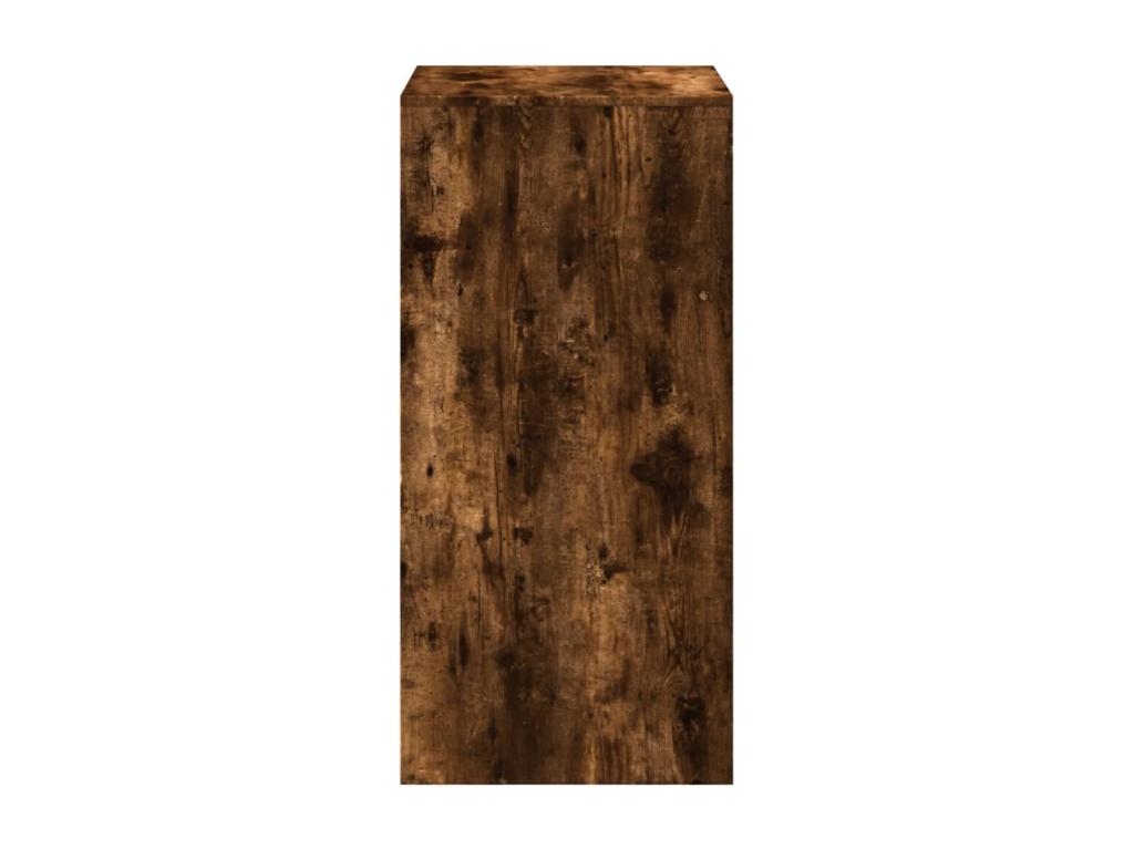 Table de bar chêne fumé 51x50x103.5 cm bois d'ingénierie 71280DGST