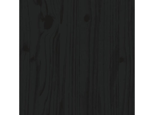 Cadre de lit Noir Bois massif 90x190 cm Simple 35442UHVK