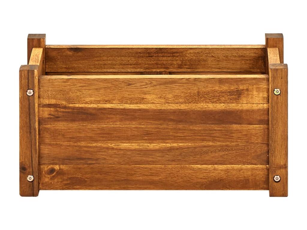 Jardinière lit surélevé plantes bois marron 50x25x25 cm 02 0001189 98842GAHQ