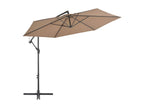Parasol en porte-à-feux avec poteau en aluminium 300 cm Nidchicshop 61828YXSS