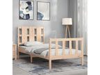 Cadre de lit sans matelas 90x200 cm bois de pin massif 83312LUQM