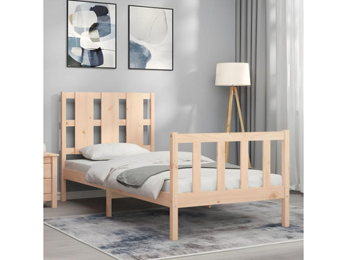 Cadre de lit sans matelas 90x200 cm bois de pin massif 83312LUQM