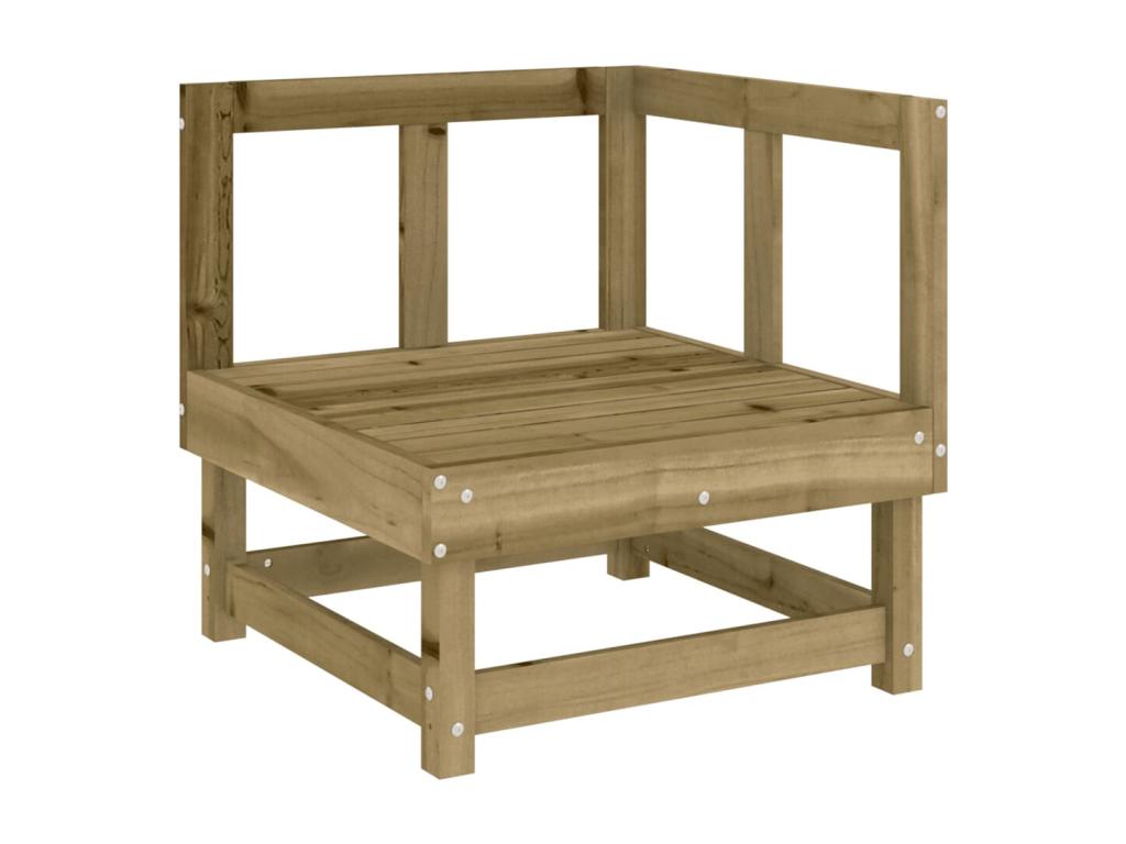 Salon de jardin 8 pcs bois de pin imprégné 12253EBNH