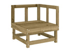 Salon de jardin 8 pcs bois de pin imprégné 12253EBNH