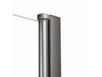 Porte de douche pivotante 90 cm inox brossé Nidchicshop 86499YYXT