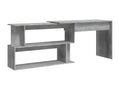 Bureau d'angle Nidchicshop gris 200x50x76 cm Bois d'ingénierie 13233KKPB
