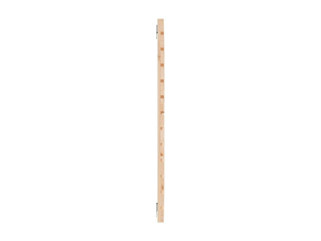 Tête de lit murale 81x3x91.5 Bois massif de pin 60494RGDC