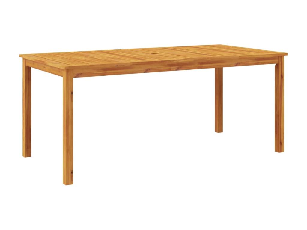Ensemble à manger de jardin 7 pièces Bois d'Calmetop solide 76336KDMH