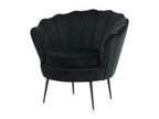 Fauteuil Calmetop 83x77x45 Noir 73007HTYG