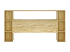 Tête de lit avec rangements 120 cm bois massif bois naturel Nidchicshop 22244QCGK