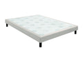 Sommier Nidchicshop confort ferme chenillé lin 15 cm NATURE 90x200 07139JKDI