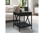 Table basse avec LED Calmetop noir 40x40x49 cm 41003LFEX